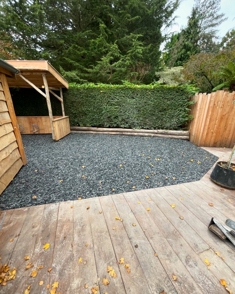 rubber bark mulch