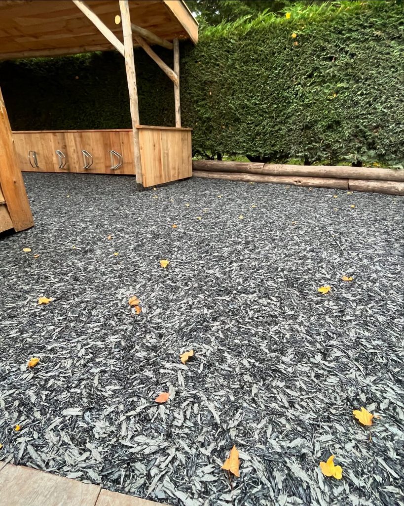 rubber bark mulch