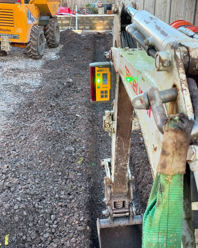 installation of ACO drains